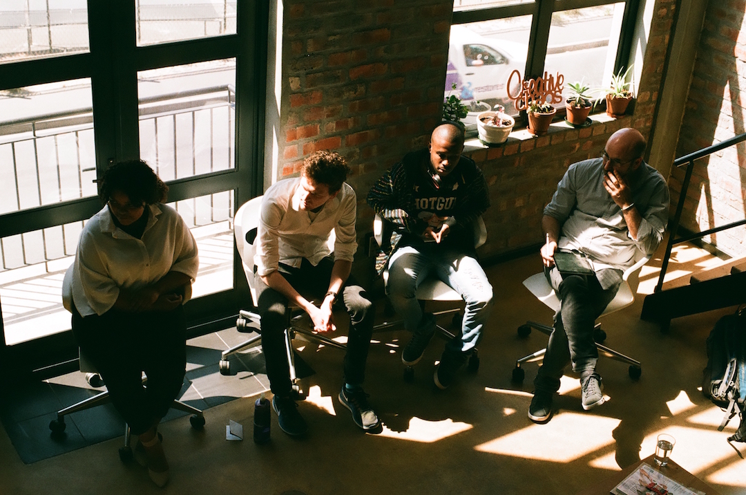 CodeConvo panellists in thought. 