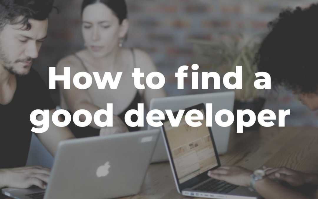 How To Find A Good Developer